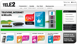 Screenshot Tele2.nl