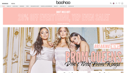 Screenshot Boohoo.com