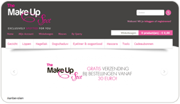 Screenshot TheMakeUpSpot.nl