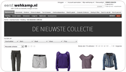Screenshot Wehkamp.nl
